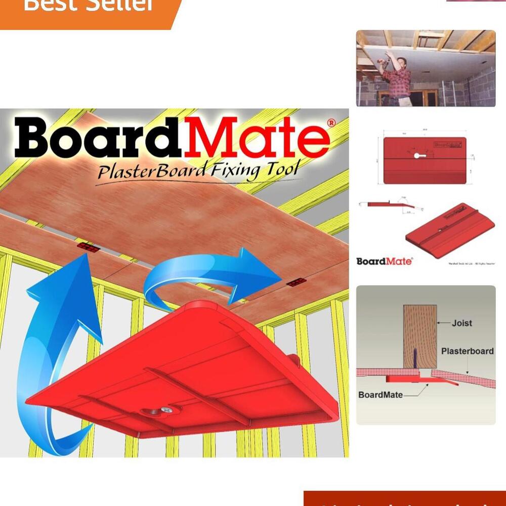 Red Acrylic Drywall Fitting Tool - Speed Up Your Ceiling Projects Efficiently